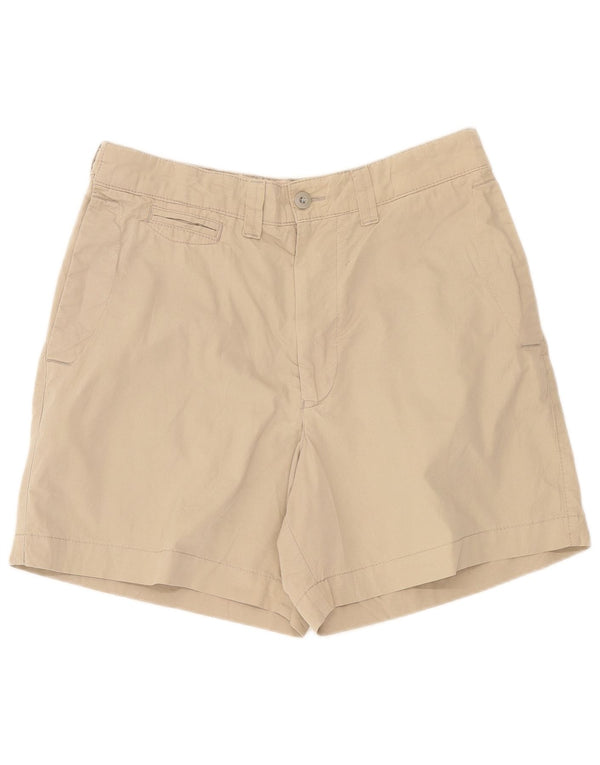 Marks & Spencer Ανδρικό Σορτς Chino Μπλε Χάρμπορ Μεσαίο W30 Μπεζ βαμβακερό