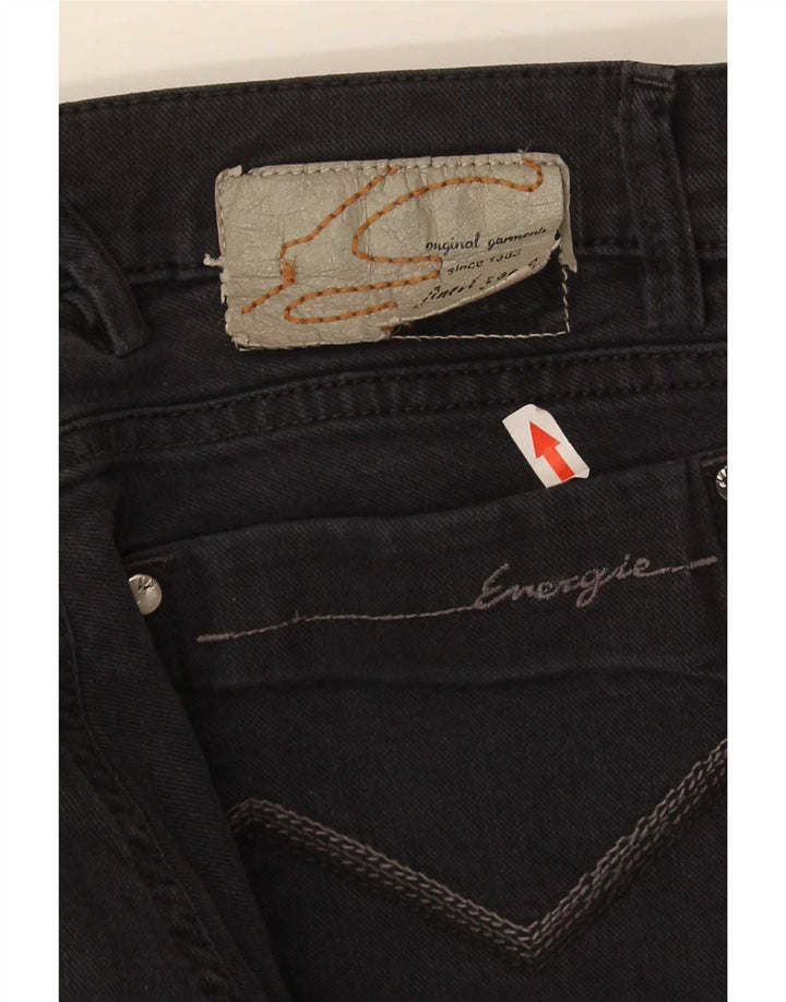 Energie Γυναικείο Slim Jeans W32 L36 Μαύρο βαμβακερό