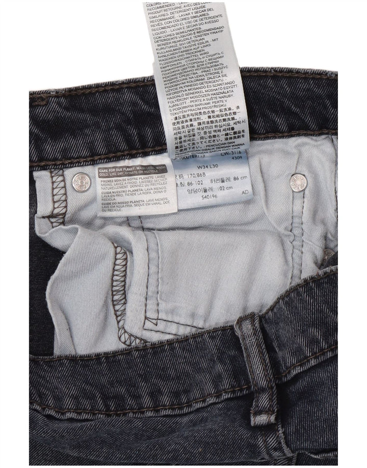 Ανδρικό τζιν Levi's Slim W34 L30 Navy Blue Cotton