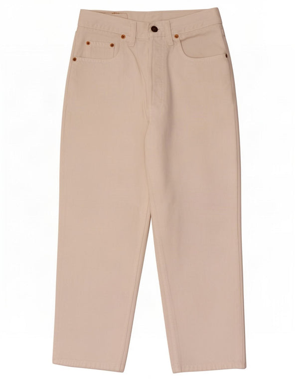 Levi's Womens 891 Tapered Jeans W30 L32 White Cotton