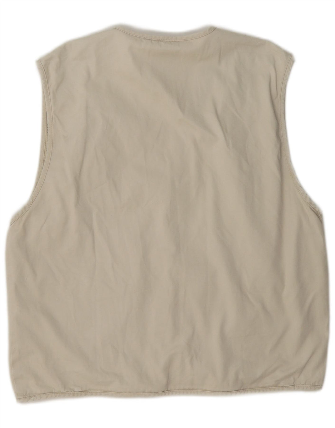 Lancelot Mens Utility Gilet UK 40 Large Beige