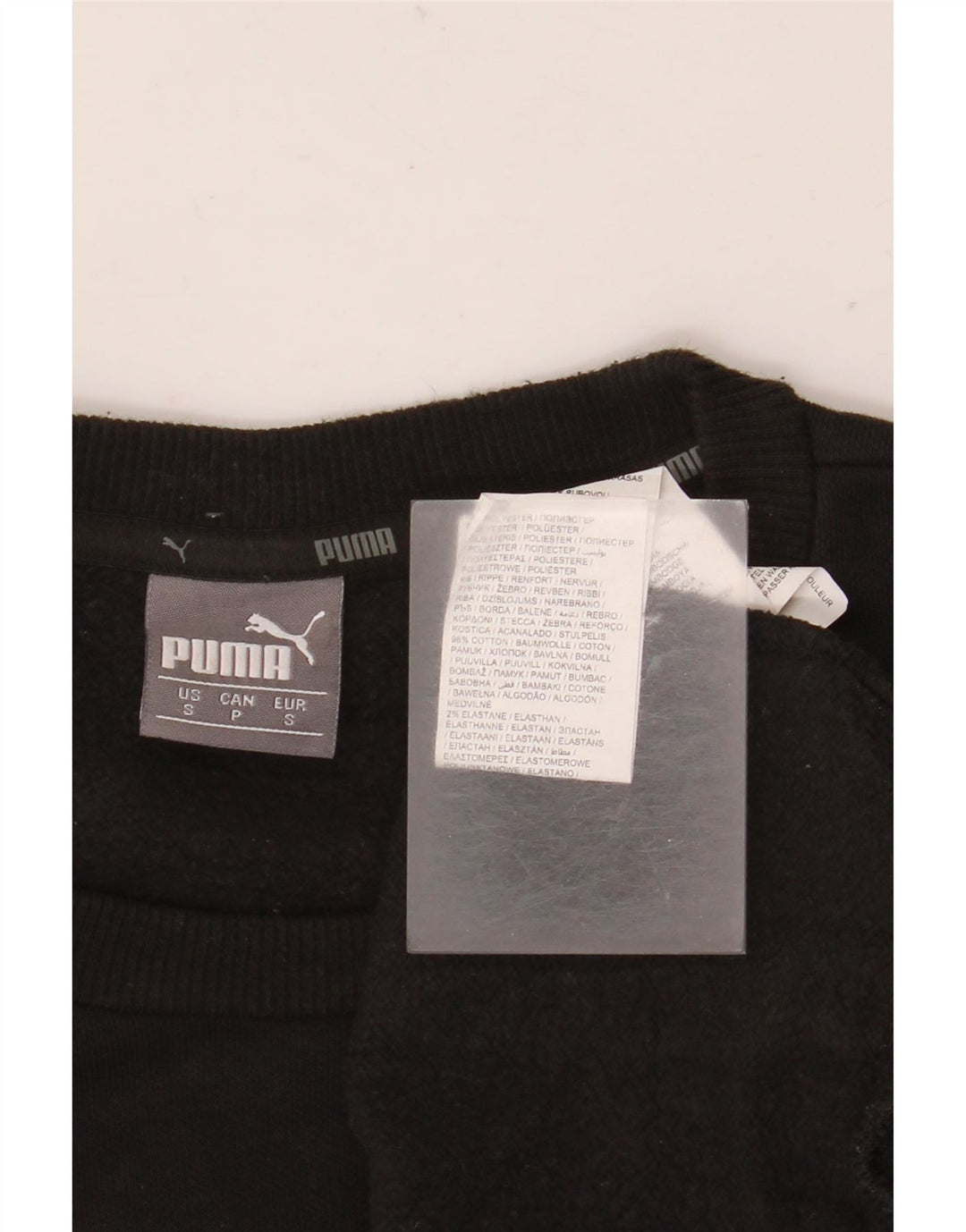 Ανδρικό φούτερ Puma Jumper Μικρό μαύρο βαμβακερό
