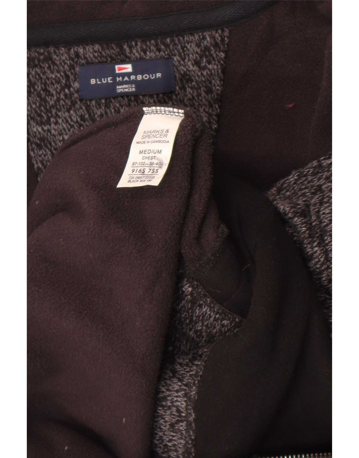 Ανδρική αθλητική φόρμα Marks & Spencer Μπουφάν με μεσαίο μαύρο ακρυλικό