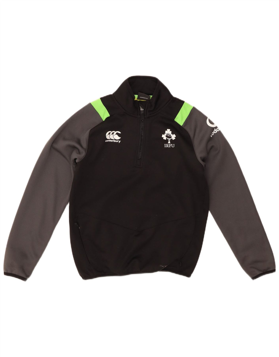 CANTERBURY Boys IRFU Graphic Φούτερ Jumper 11-12 ετών Μαύρο