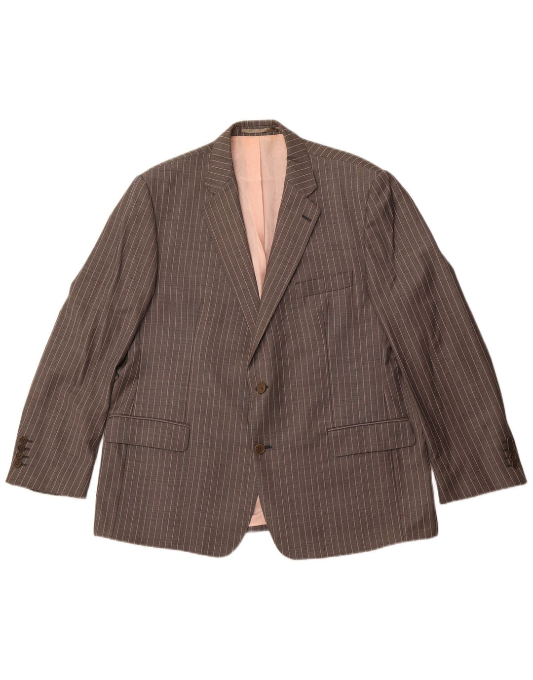 Magee Ανδρικό σακάκι 2 κουμπιών σακάκι IT 46 Small Grey Pinstripe New Wool