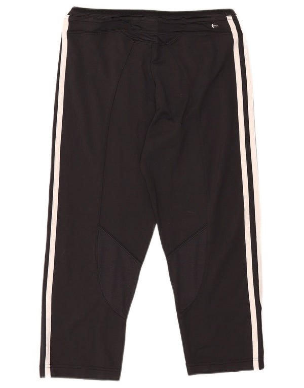 ADIDAS Γυναικεία Clima 365 Capri Tracksuit Παντελόνια UK 16 Large Black Nylon