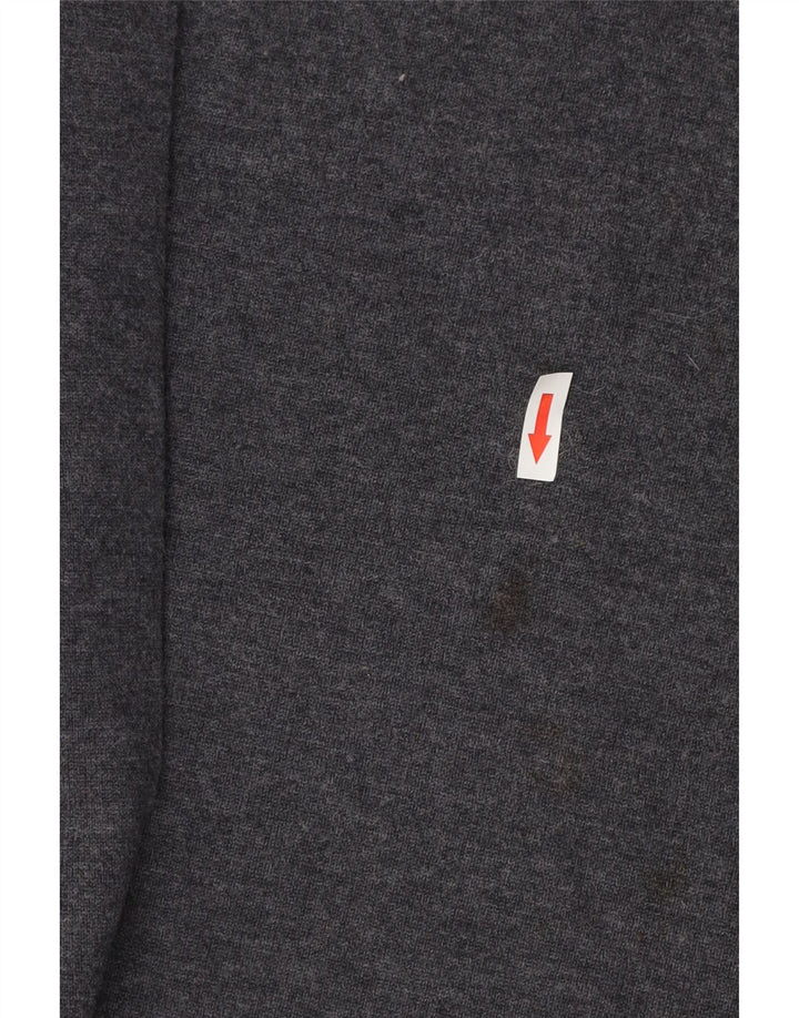 Fred Perry Ανδρικό πουλόβερ με λαιμόκοψη 2XL γκρι μαλλί