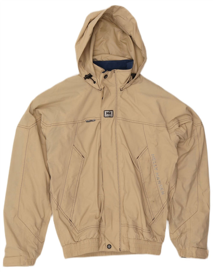Helly Hansen Ανδρικό μπουφάν μπουφάν με κουκούλα UK 36 μικρό μπεζ νάιλον