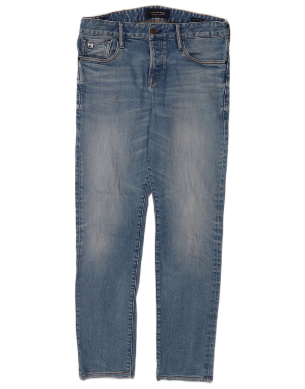 Scotch & Soda Mens Ralston Slim Jeans W31 L29 Blue Cotton