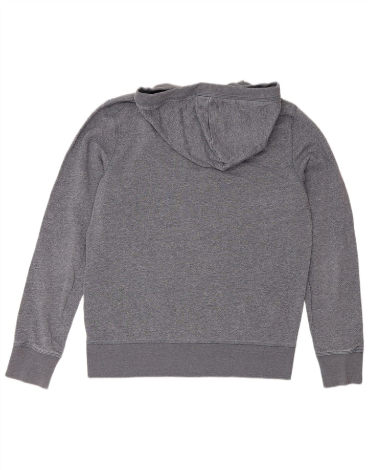 Ανδρικό πουλόβερ Jack & Jones με φερμουάρ με κουκούλα με μεσαίο γκρι πολυεστέρα
