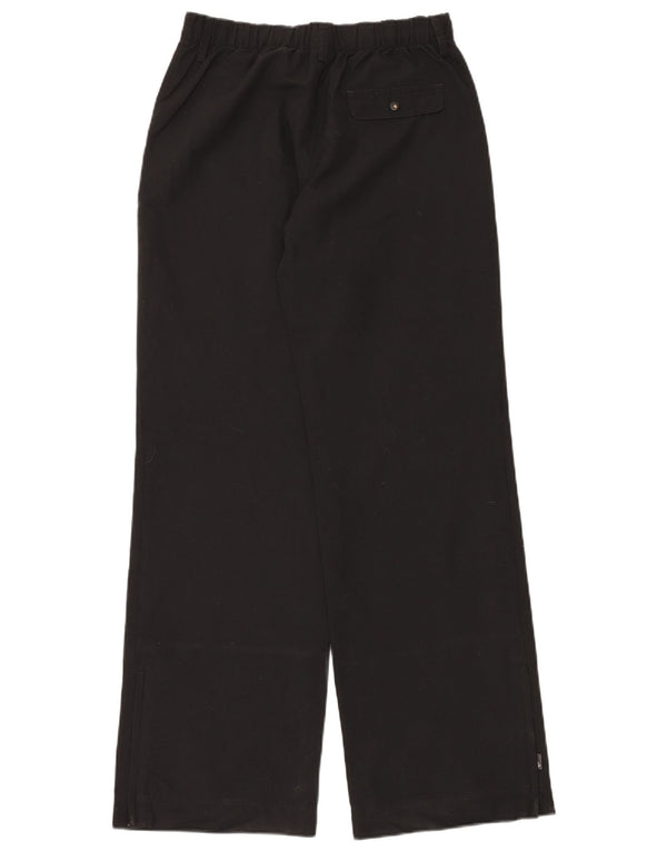 Γυναικείο μακρύ φαρδύ παντελόνι Adidas UK 10 Small W30 L34 Black Sports