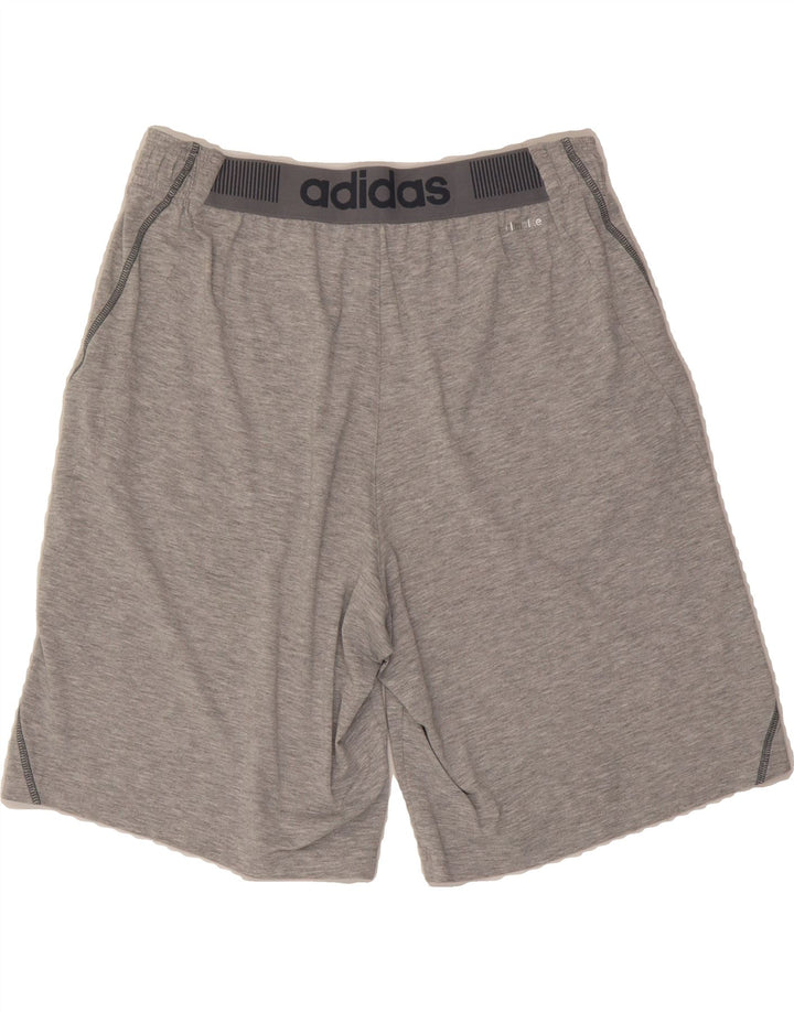 ADIDAS Mens Climalite Sport Shorts Medium Grey Polyester Vintage Adidas and Second-Hand Adidas from Messina Hembry 