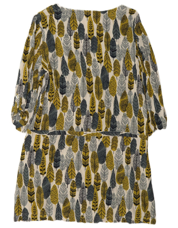 Weird Fish Womens Abstract Pattern Shift φόρεμα UK 12 Medium πολύχρωμο