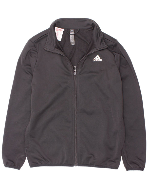 Adidas Boys Graphic αθλητική φόρμα Top Jacket 9-10 Years Μαύρο Πολυεστέρας