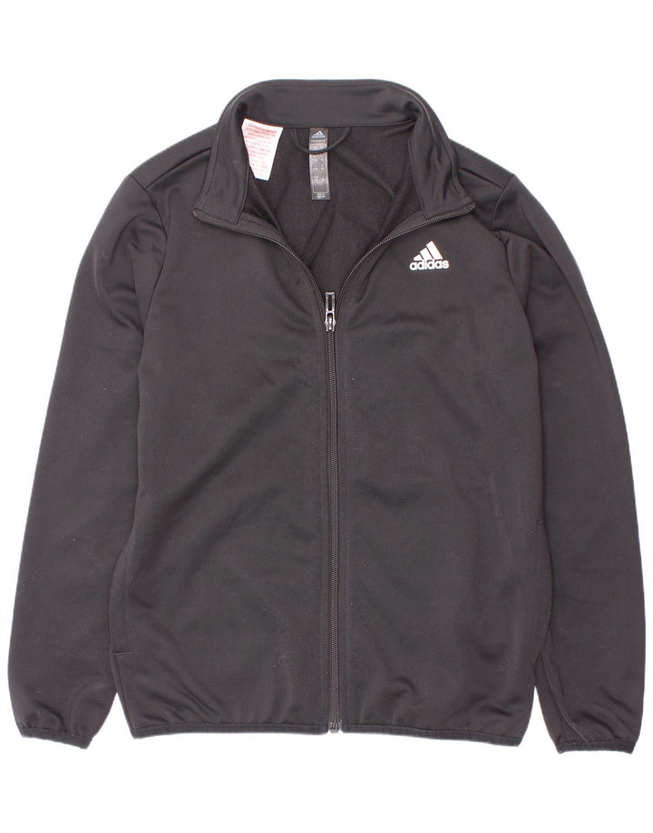 Adidas Boys Graphic αθλητική φόρμα Top Jacket 9-10 Years Μαύρο Πολυεστέρας