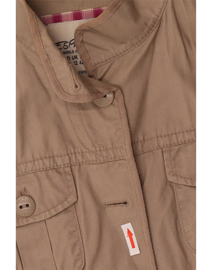 Esprit Γυναικείο Military Jacket UK 12 Medium Beige Cotton