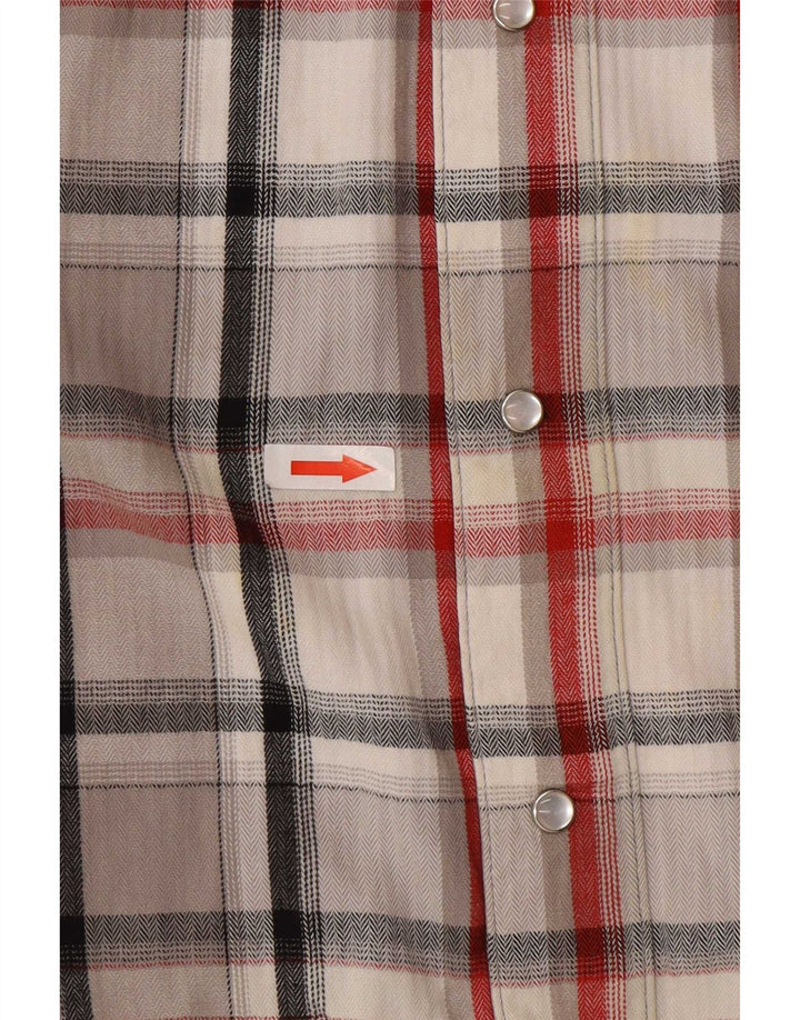 Ανδρικό φανελένιο πουκάμισο Levi's Medium Grey Check Cotton
