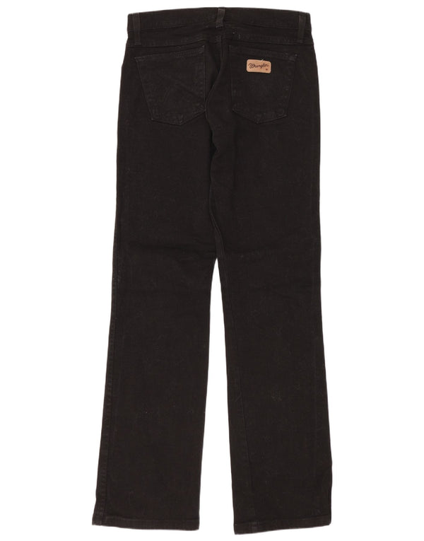 Wrangler Γυναικείο Hipster Bootcut Jeans US 10 Medium W28 L32 μαύρο βαμβακερό