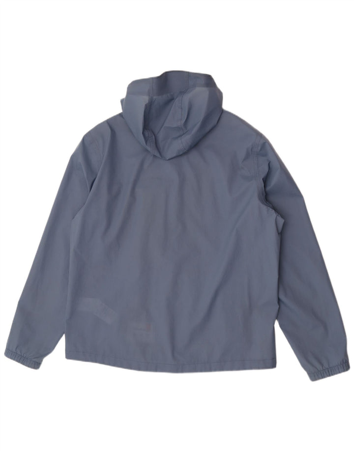 Ανδρικό μπουφάν βροχής με κουκούλα Timberland UK 40 Large Blue Nylon