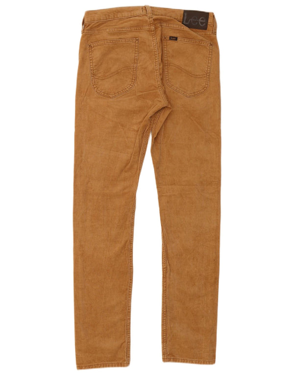Ανδρικό παντελόνι Lee Luke Skinny Corduroy W28 L32 Μπεζ βαμβακερό
