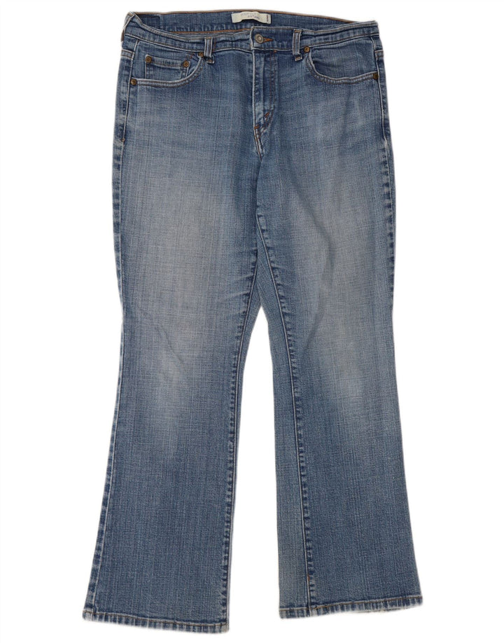 Levi's Womens 515 Bootcut Jeans US 12 Large W32 L29 Μπλε βαμβακερό