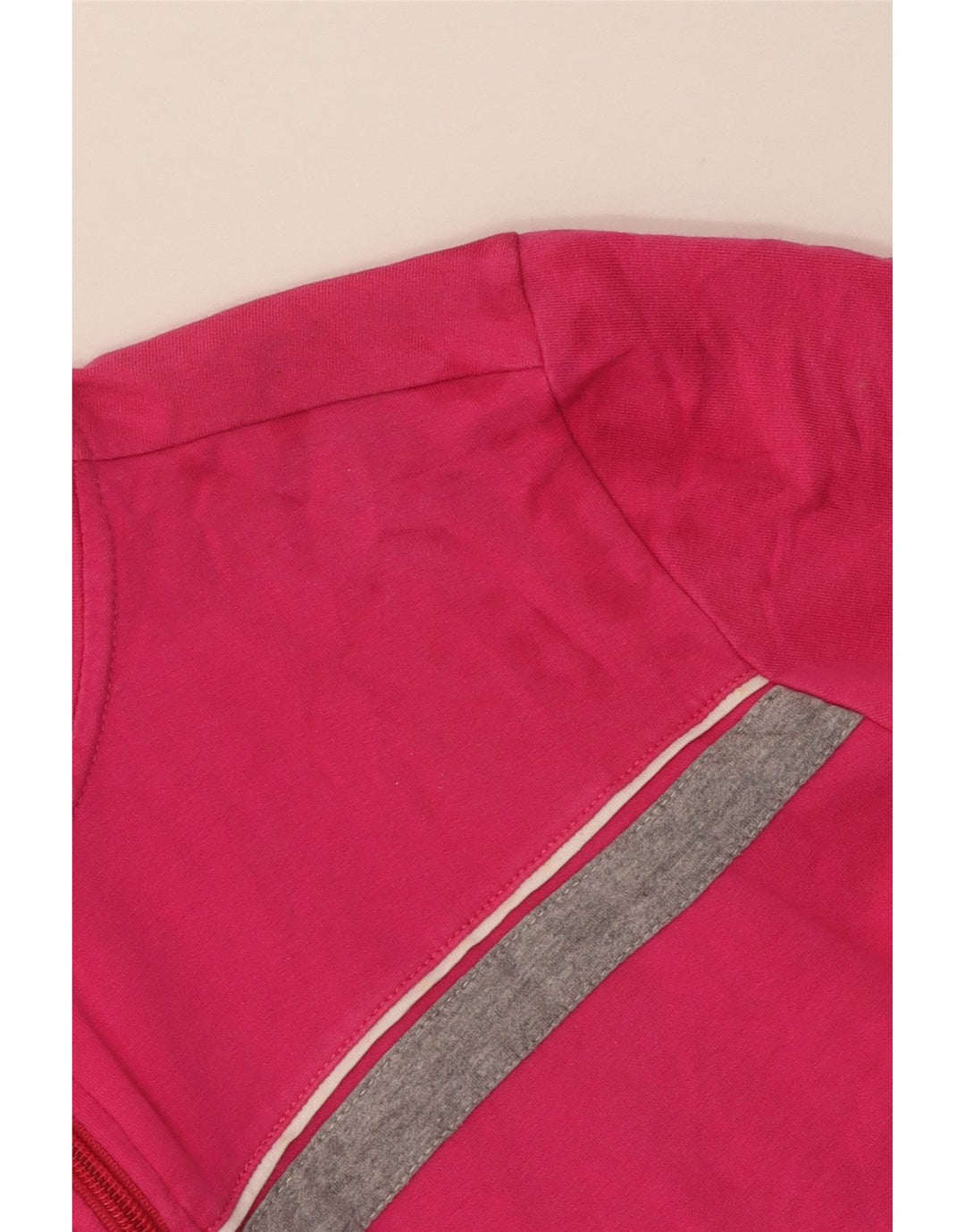 Γυναικεία αθλητική φόρμα ELLESSE Top Jacket UK 12 Μέτριο ροζ χρώματος βαμβακερό