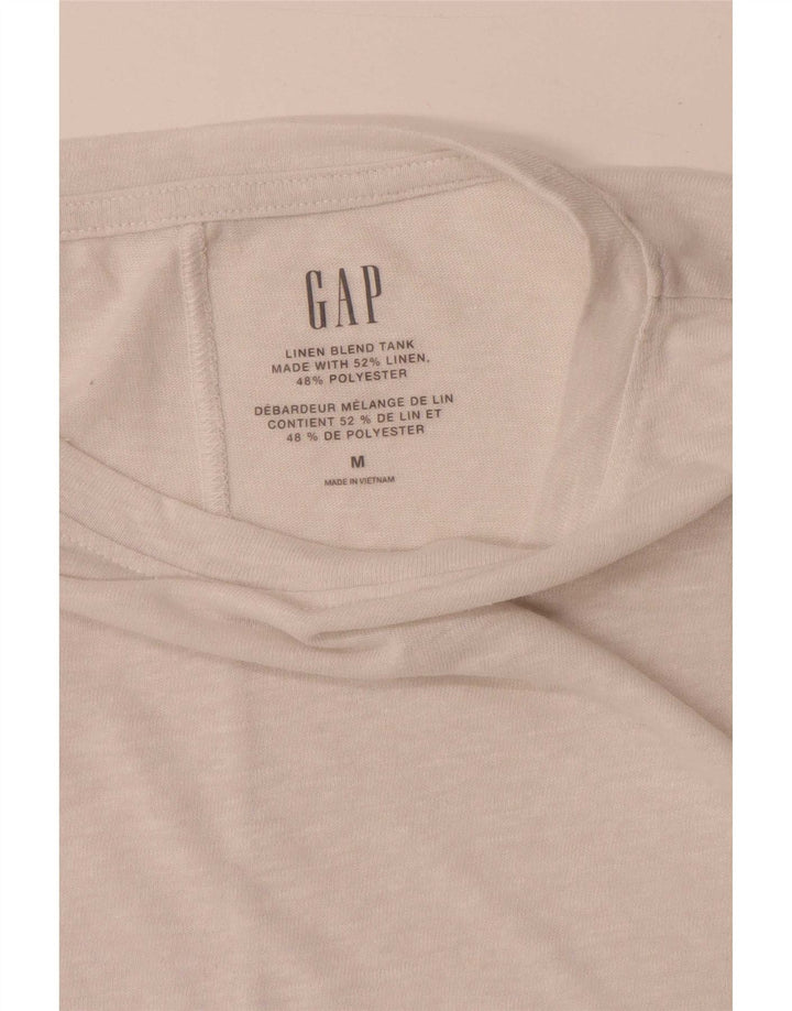 Γυναικείο γιλέκο Gap UK 14 Medium White Λευκό