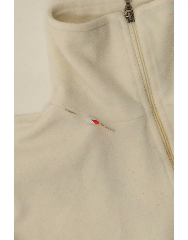 Champion Ανδρικό φερμουάρ Fleece Jumper Larg Off White Πολυεστέρας