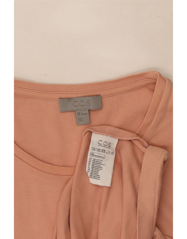 Ανδρικό T-Shirt Cos Top μεγάλο ροζ βαμβακερό