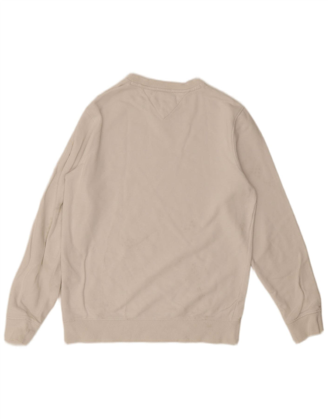 Ανδρικό φούτερ Tommy Hilfiger Regular Fit Jumper Μεσαίο λευκό βαμβακερό