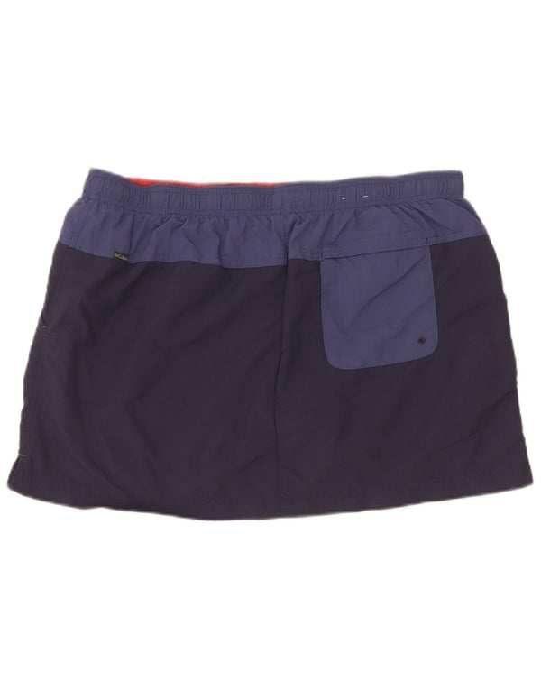 Columbia Womens Skort UK 14 Large Navy Blue Colorblock Nylon