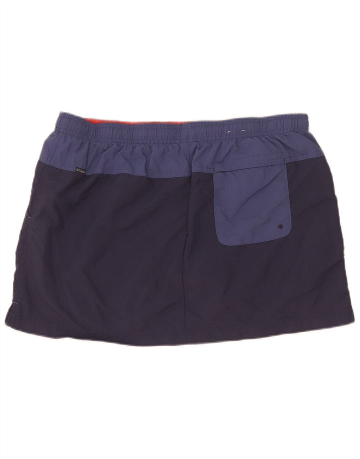 Columbia Womens Skort UK 14 Large Navy Blue Colorblock Nylon