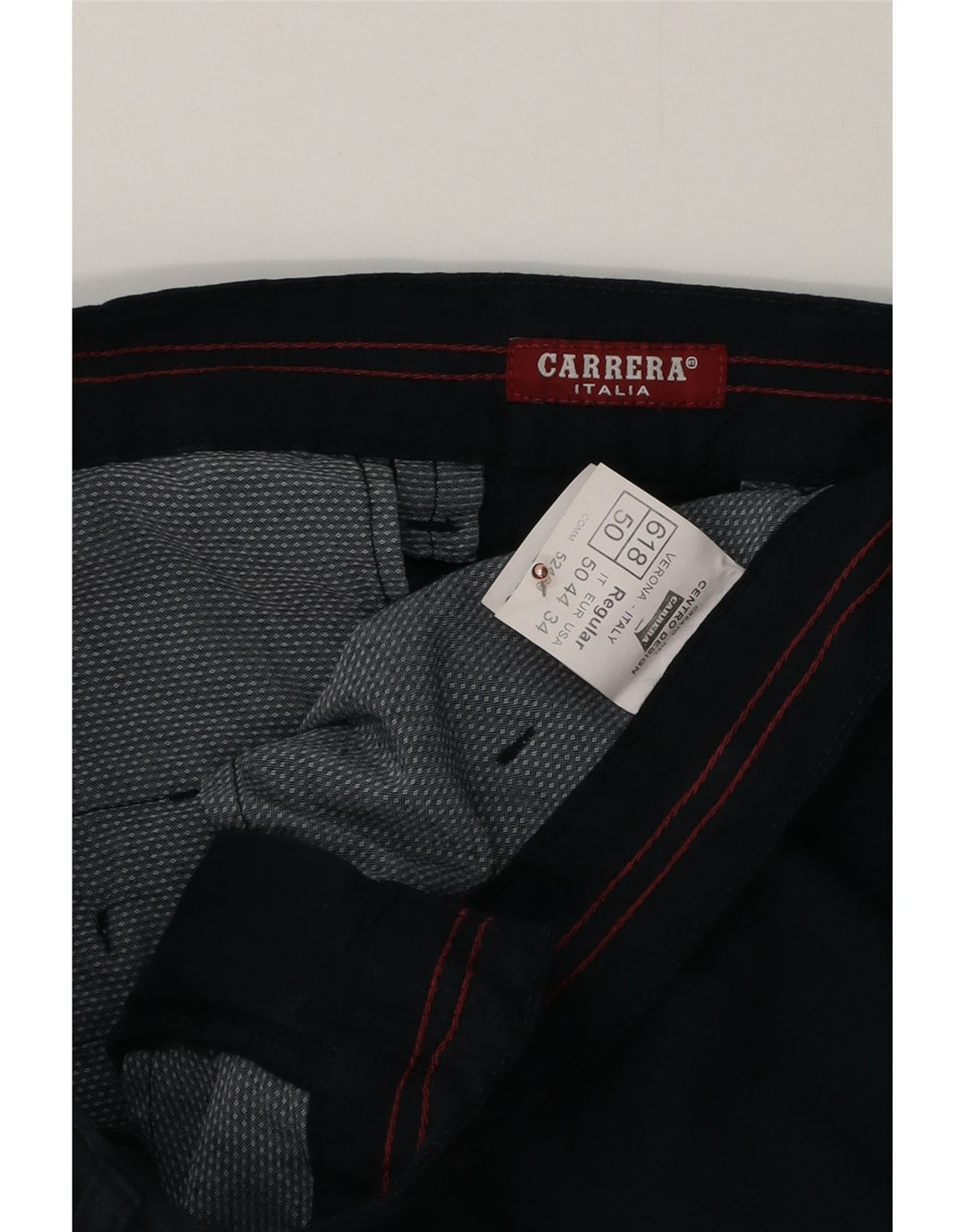 CARRERA Ανδρικό σορτς Cargo 618 IT 50 Large W34 Navy Blue Βαμβακερό