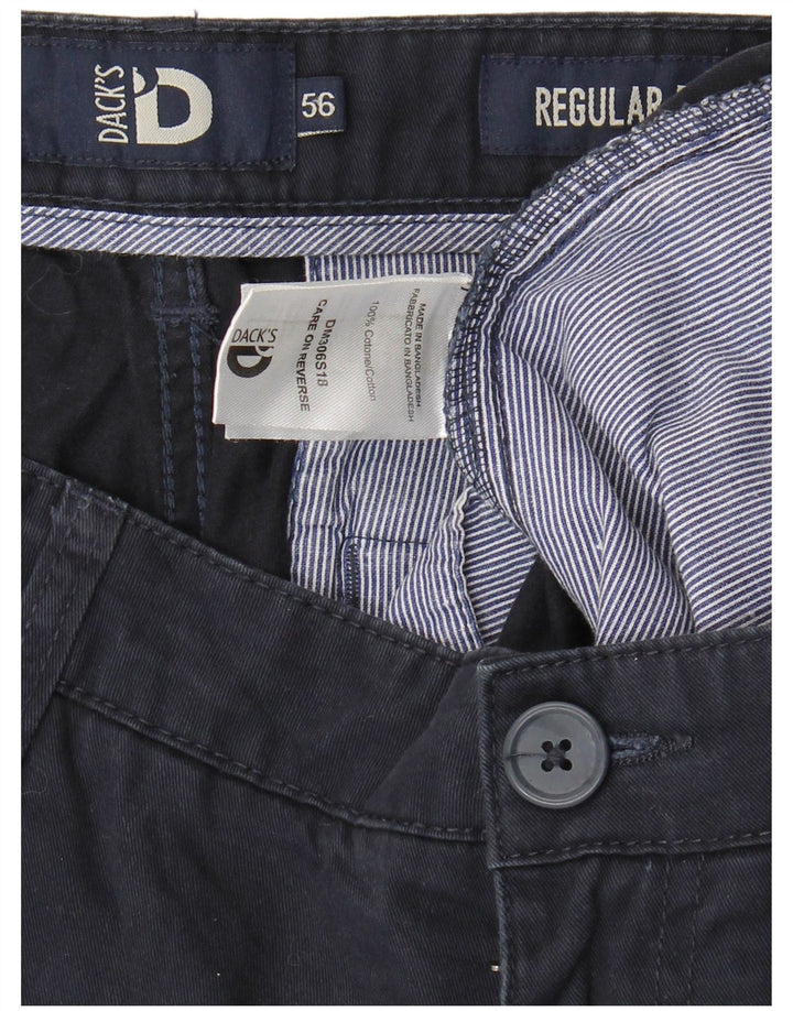 Dack's ανδρικό σορτς Chino κανονική εφαρμογή IT 56 3XL W40 Navy Blue από βαμβάκι