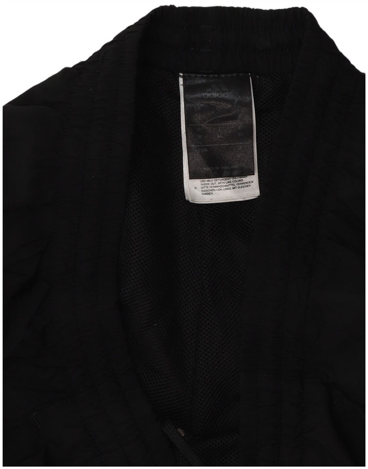 Γυναικεία αθλητική φόρμα Adidas Παντελόνι Joggers UK 12 μεσαίο μαύρο πολυεστέρα