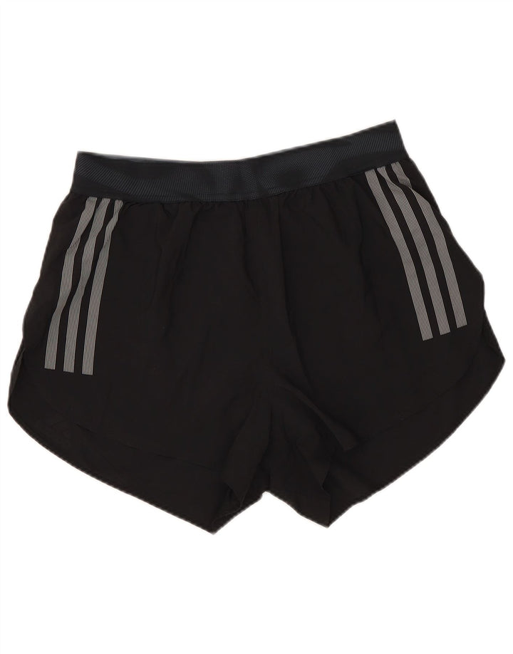 Γυναικείο αθλητικό σορτς Adidas Climalite UK 8 Μικρό μαύρο πολυεστέρα