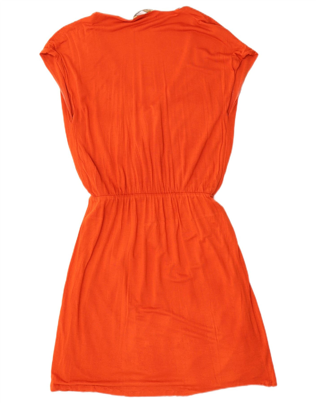 Massimo Dutti Γυναικείο Βασικό Φόρεμα UK 10 Small Orange