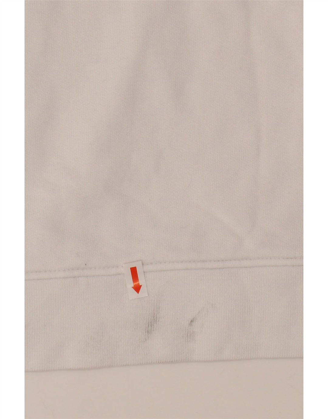 LEVI'S Γυναικείο Γραφικό Φούτερ Jumper UK 16 μεγάλο λευκό βαμβακερό