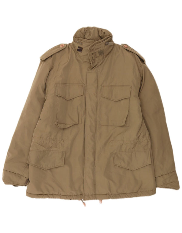 Alberto Aspesi Ανδρικό Military Jacket UK 36 Small Brown Polyester