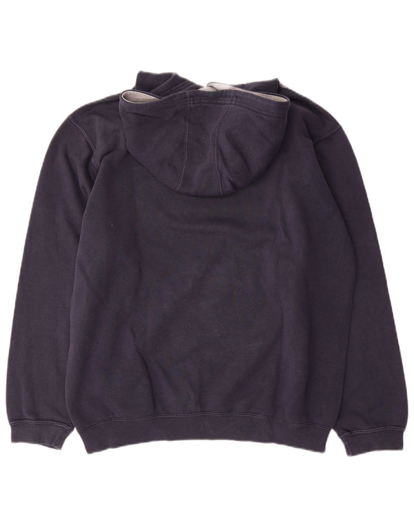 Champion Boys Graphic Hoodie Jumper 13-14 Years XL Navy Blue Cotton