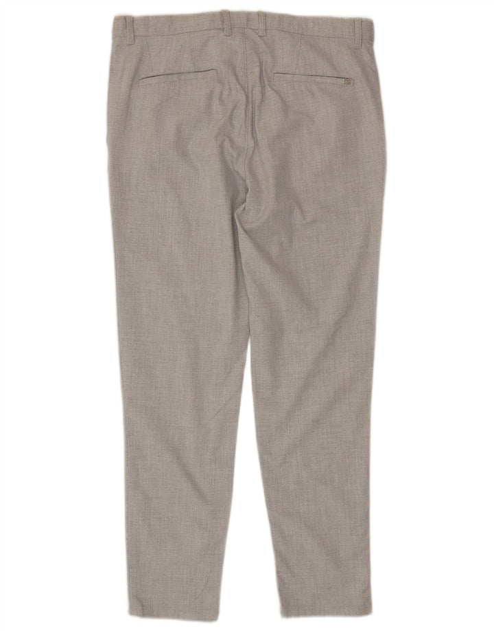 Zara Ανδρικό παντελόνι Chino Slim Fit EU 40 Medium W31 L29 Grey Polyester