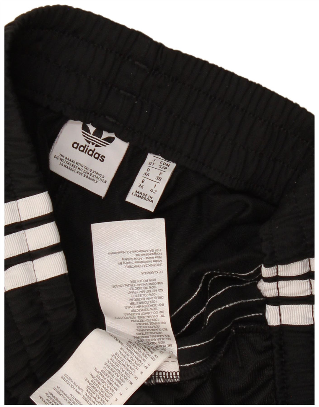 Γυναικεία αθλητικά σορτς Adidas UK 10 Small Black Polyester Sports