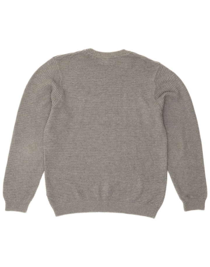 Ανδρικό πουλόβερ Marks & Spencer Tailored Fit Crew Neck Jumper Medium Grey
