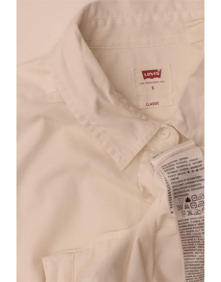Levi's Boys Classic Fit Πουκάμισο 14-15 ετών Μικρό λευκό βαμβακερό