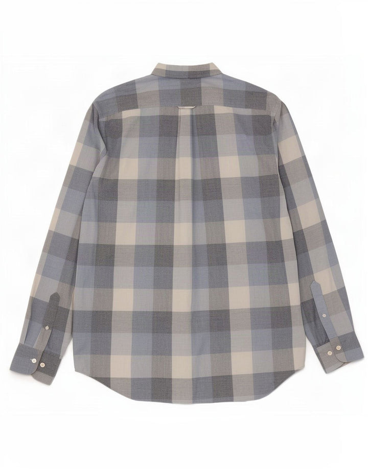 Ανδρικό πουκάμισο Gant Regular Fit Size 41/42 16 1/2 Large Blue Gingham Cotton