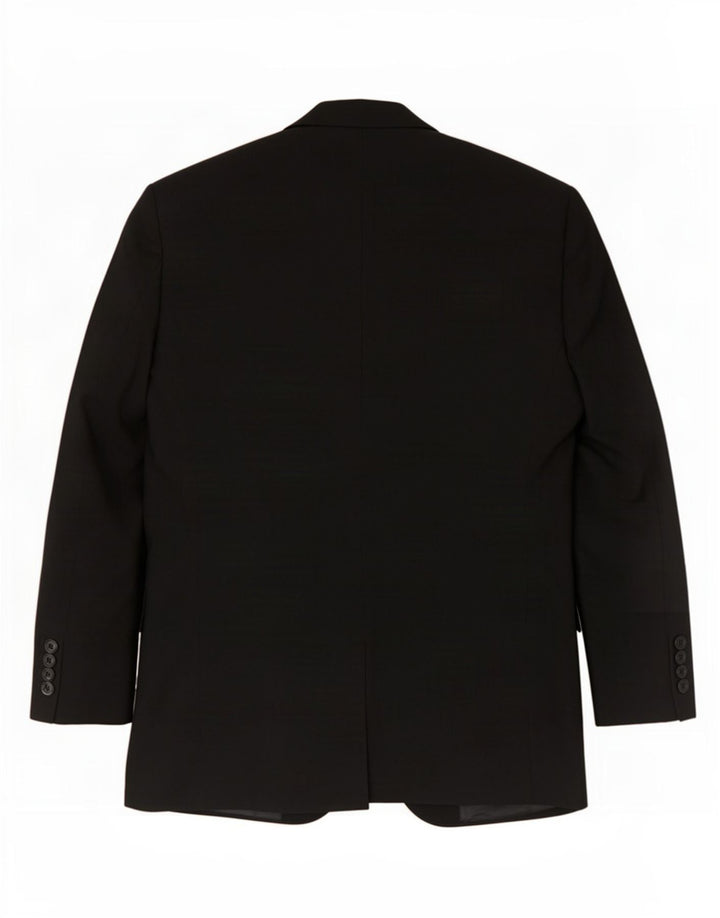 Marks & Spencer Ανδρικό σακάκι blazer 2 κουμπιών UK 38 μεσαίο μαύρο πολυεστέρα
