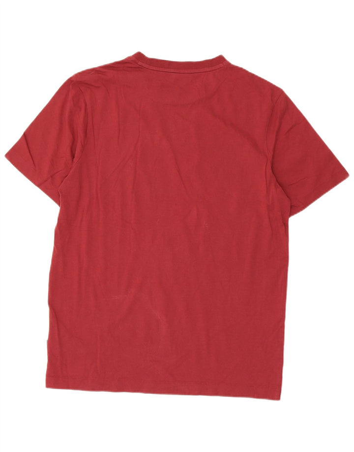 Ανδρικό T-Shirt Hugo Boss Τοπ μεσαίο βαμβακερό μπορντό
