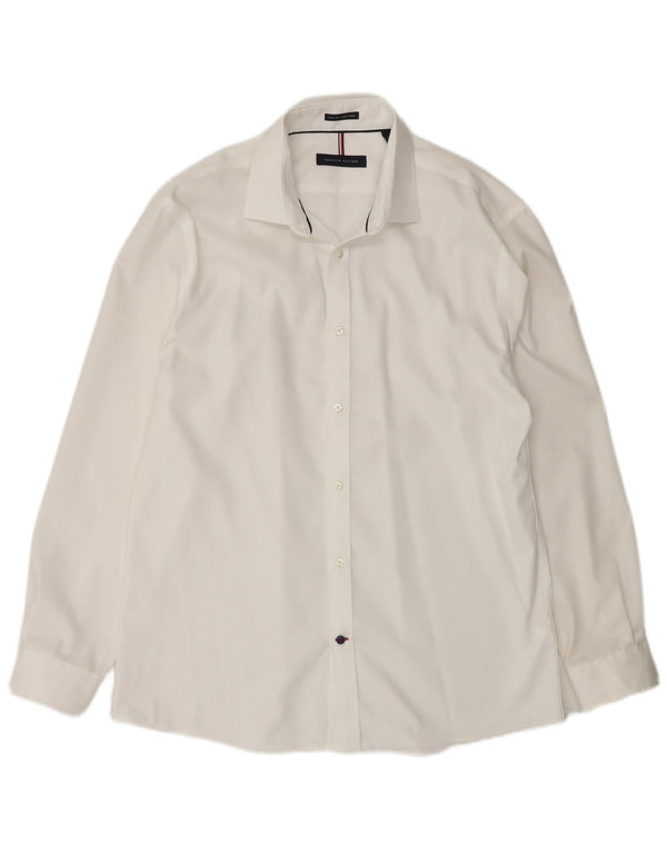 Ανδρικό πουκάμισο Tommy Hilfiger Slim Fit Size 16 Large White