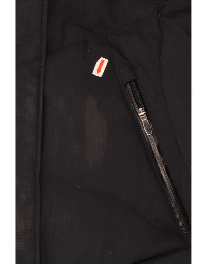 COLUMBIA Γυναικείο μπουφάν με κουκούλα με επένδυση UK 10 Small Navy Blue Nylon