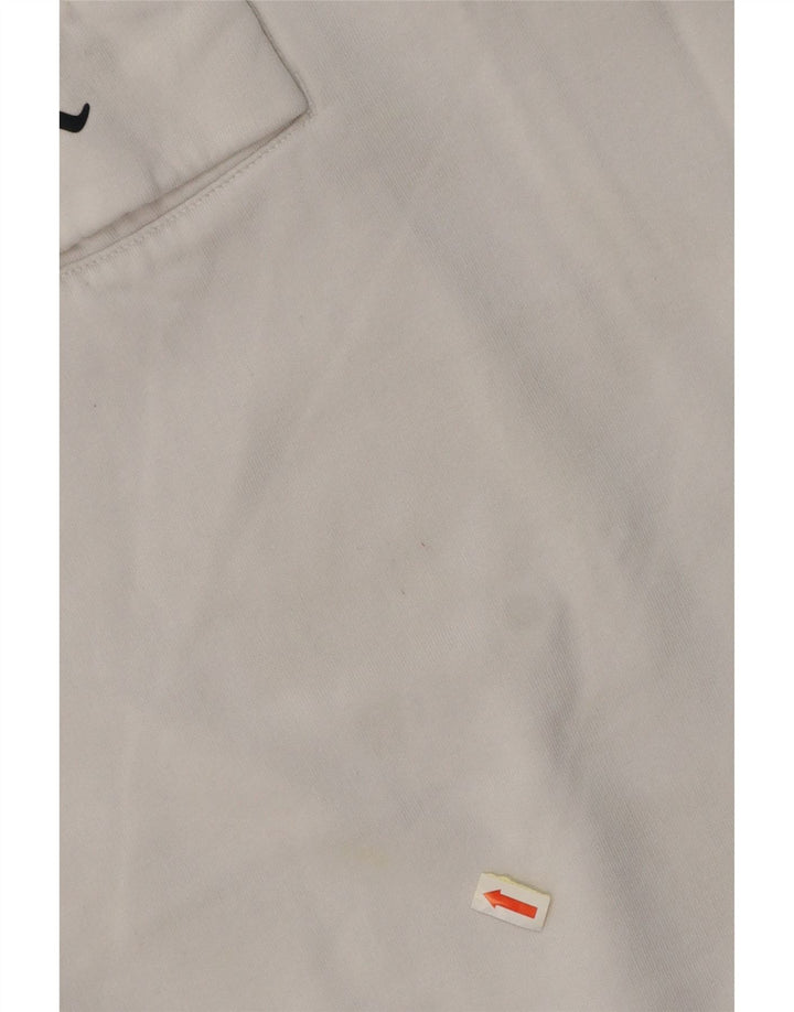 CHAMPION Ανδρικό γραφικό φερμουάρ με κουκούλα, μεσαίο λευκό βαμβακερό